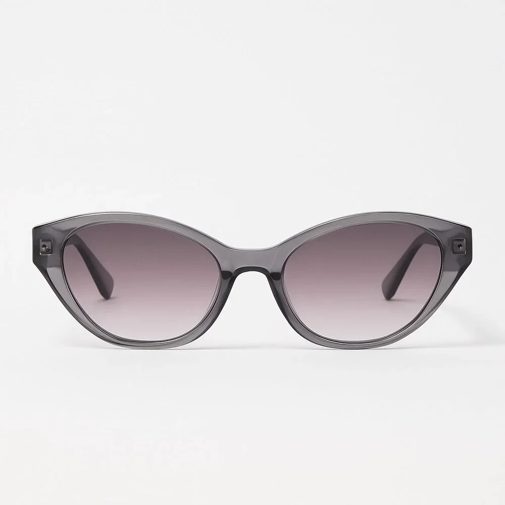 NEW Art Deco Chic Trendy Pink Grey Sunglasses - Picture 2 of 5